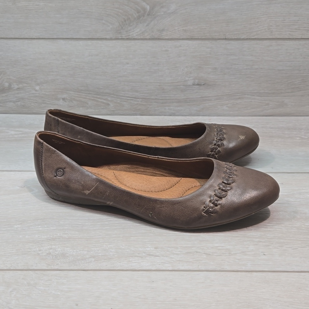 Born Women Leather Loafer Flats shoes sz 10